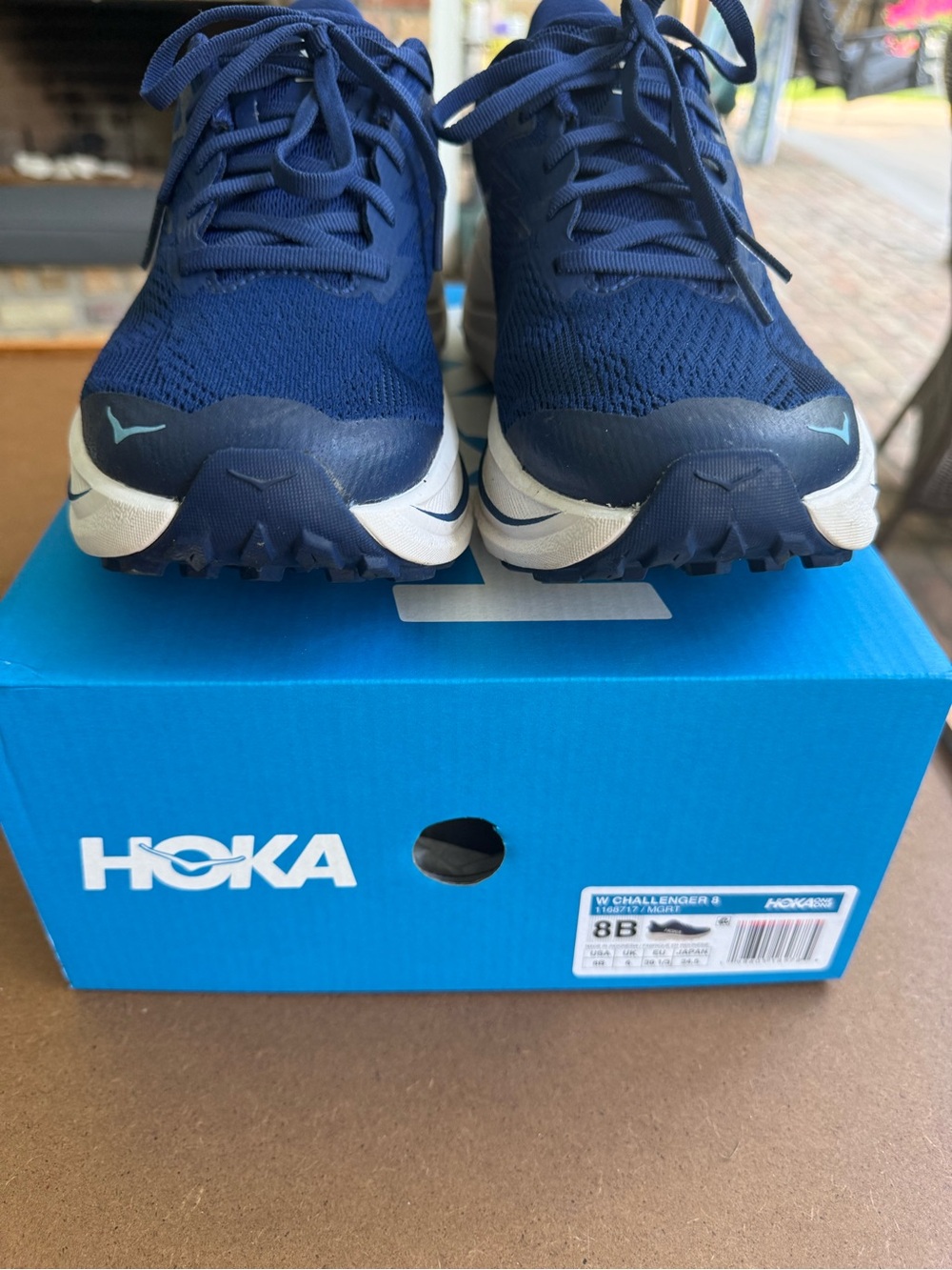 HOKA Challenger 8 Midnight Blue Size 8B - Picture 2 of 8